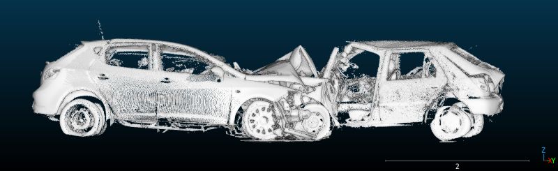 Impact Vector - Point cloud captured with Leica RTC360 laser scanner